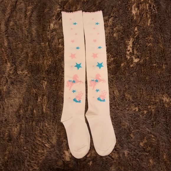 Unicorn Over the Knee Stockings - Picture 8 of 8